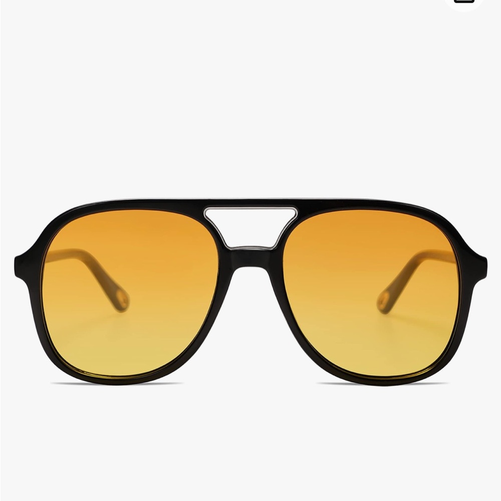 Classic vintage yellow lens aviator 💛 *never worn* perfect condition